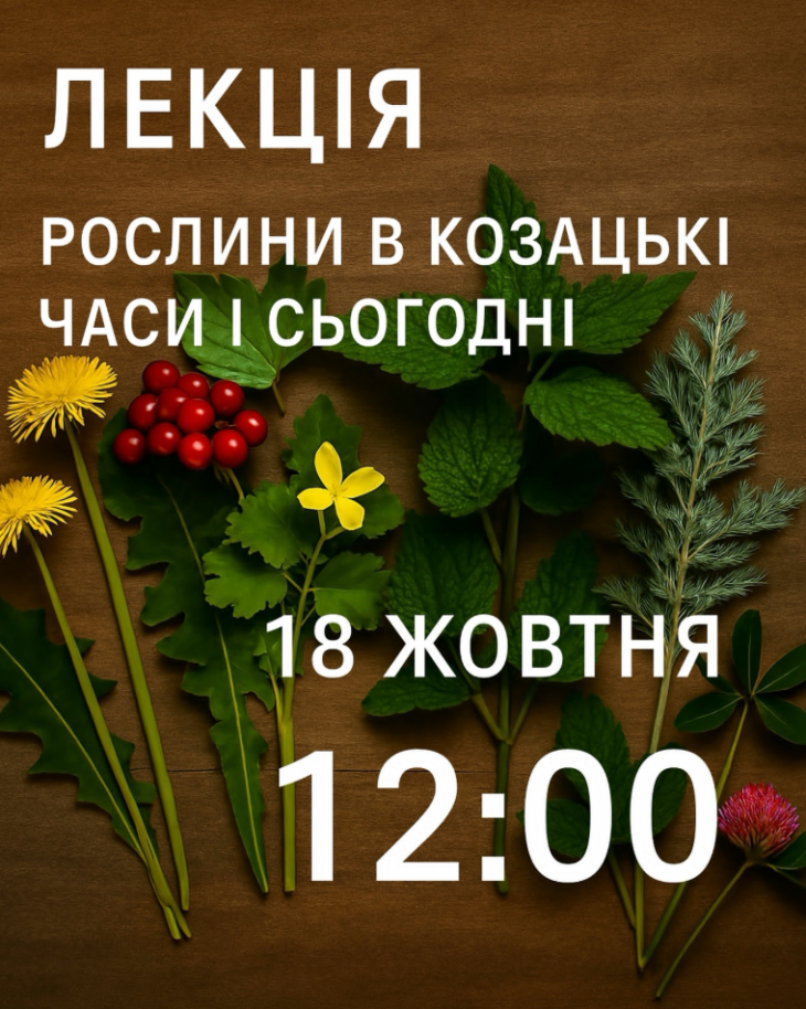Лекція «Рослини в козацькі часи і сьогодні» Лекція «Рослини в козацькі часи і сьогодні»