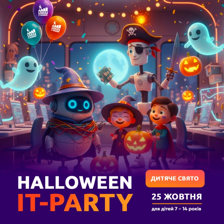 Дитяче свято "Halloween IT-party" Дитяче свято "Halloween IT-party"