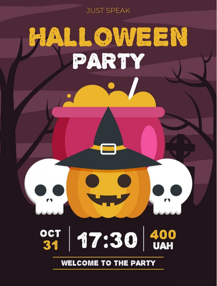 HALLOWEEN PARTY у Just Speak! HALLOWEEN PARTY у Just Speak!