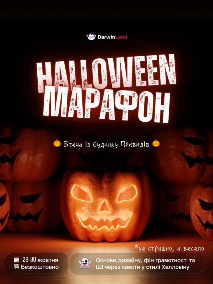 Halloween марафон “Втеча з будинку Привидів” Halloween марафон “Втеча з будинку Привидів”