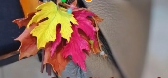 Мастер-класс «Осенний букет из кленовых листьев»