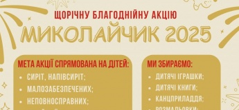 Благодійна акція «Миколайчик 2025»