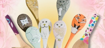 Мастер-класс по росписи деревянных лопаток.