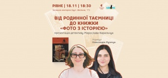 Від родинної таємниці до книжки «Фото з історією». Презентація детективу Мирослави Кирильчук