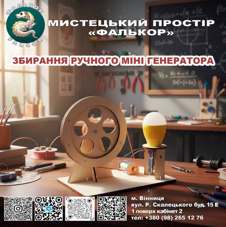 Збирання ручного міні - генератора