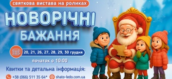 Вистава на роликах "Новорічні бажання"