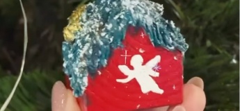 Майстер-клас по розпису деревʼяного будиночка з янголом