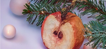 Мастер-класс по изготовлению елочного украшения "Яблочко"