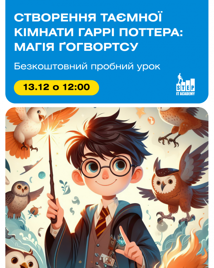"Створення таємної кімнати Гаррі Поттера: Магія Ґогвортсу" на Зарічному