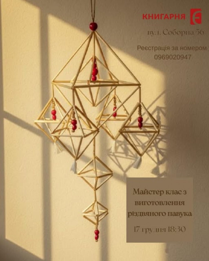 Майстер-клас з виготовлення різдвяного павука Майстер-клас з виготовлення різдвяного павука