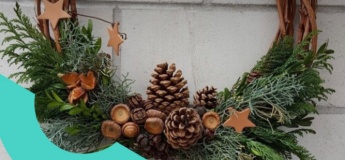 Мастер-класс "Рождественский венок"