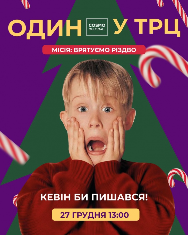 Развлекательная программа "Один в ТРЦ. Миссия: спасти Рождество" Развлекательная программа "Один в ТРЦ. Миссия: спасти Рождество"
