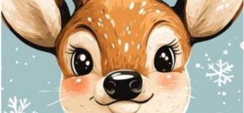 Малювання "Зимового оленя"