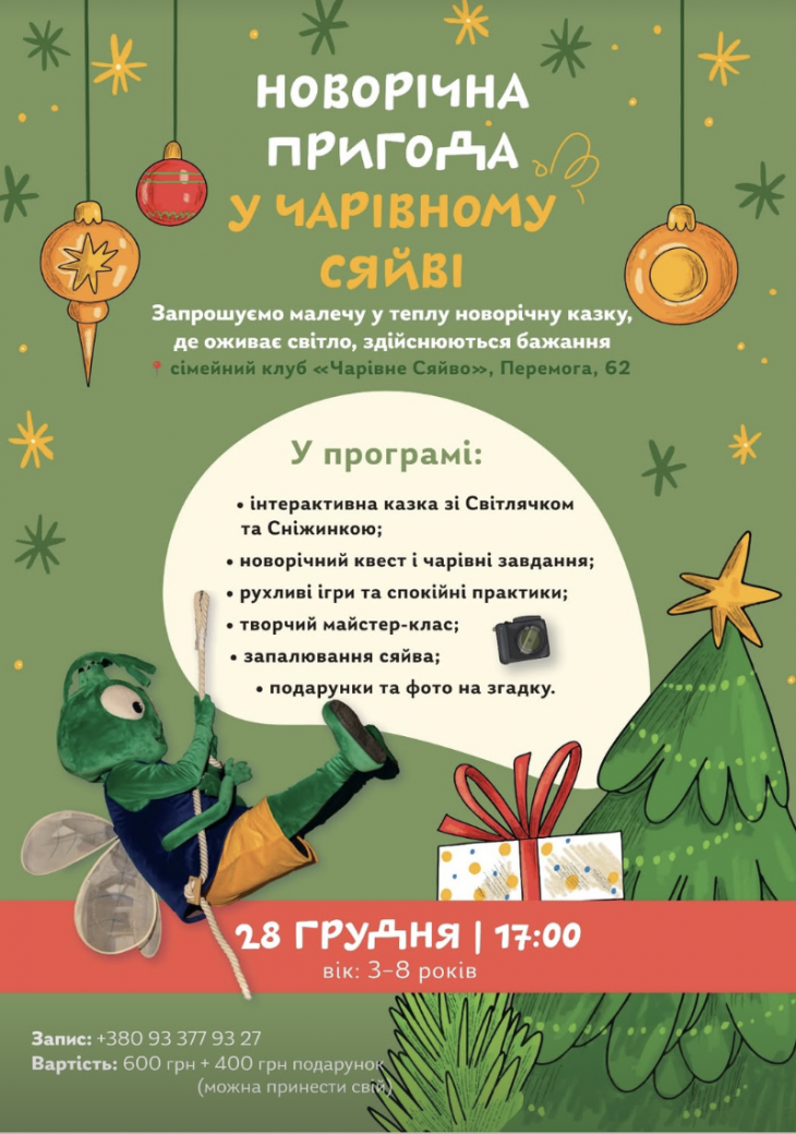 Новорічна пригода у Чарівному сяйві