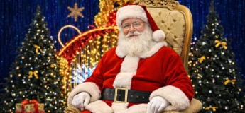 Рождественская тематическая фотозона в Дафи