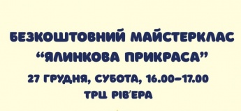 Бесплатный мастер класс «Елочное украшение»