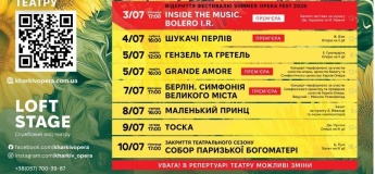 Афіша у Харківській національній опері