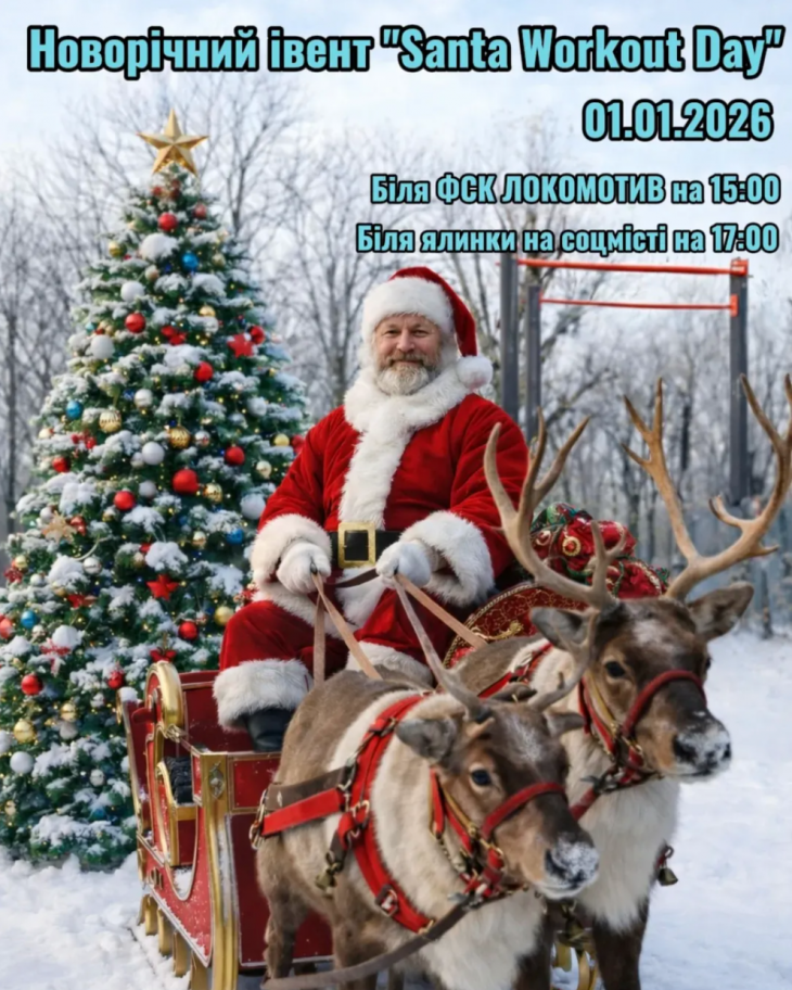 Новорічний івент "Santa Workout Day" Новорічний івент "Santa Workout Day"