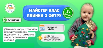 Творчий майстер-клас для дітей "Подушка з фетру у формі ялинки"