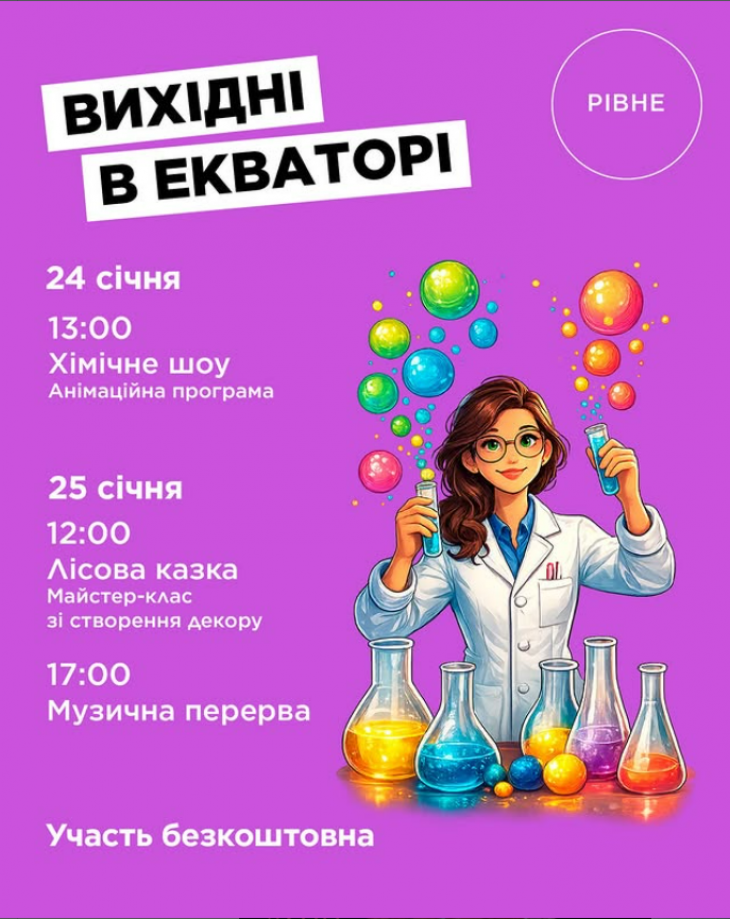 Вихідні в Екваторі