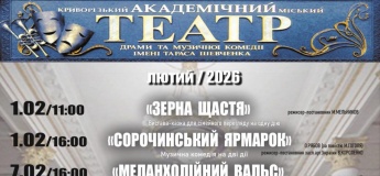 Репертуар на лютий