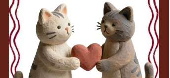 Майстер-клас з гончарства «Закохані котики»