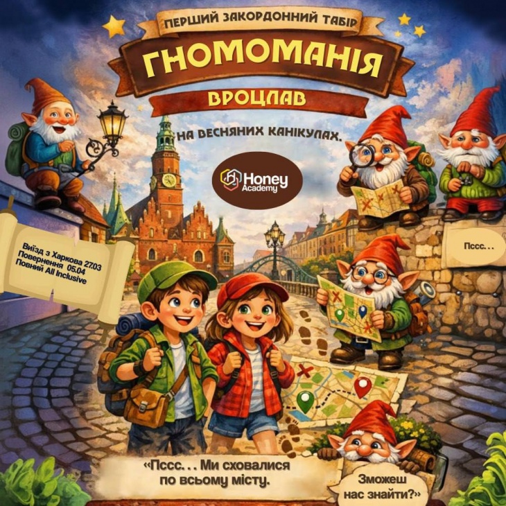 Закордонний табір навесні