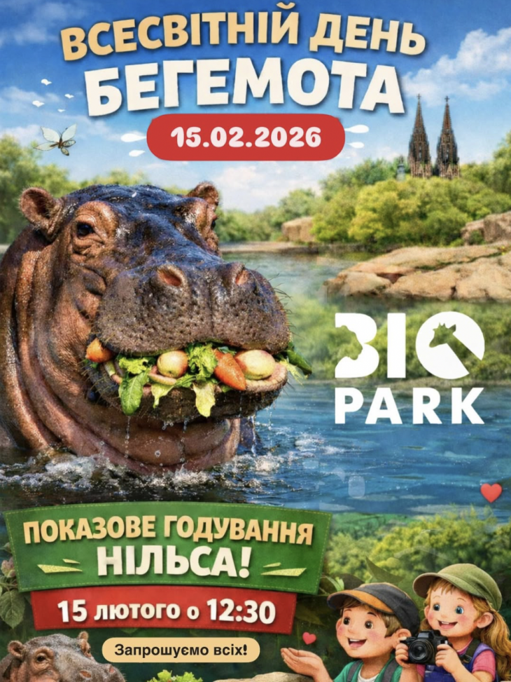 Всемирный день бегемота в Биопарке!