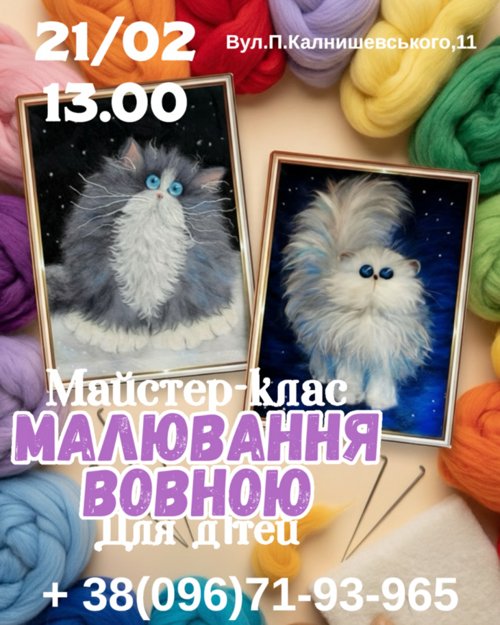 Мастер-класс по рисованию шерстью Мастер-класс по рисованию шерстью