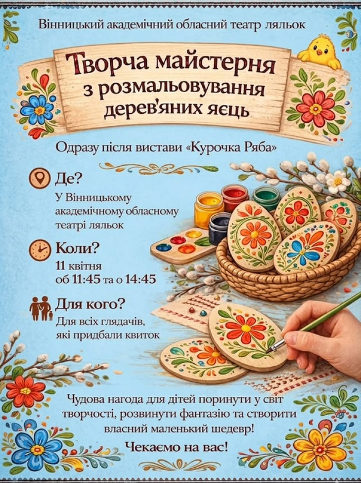 Творча майстерня у театрі ляльок