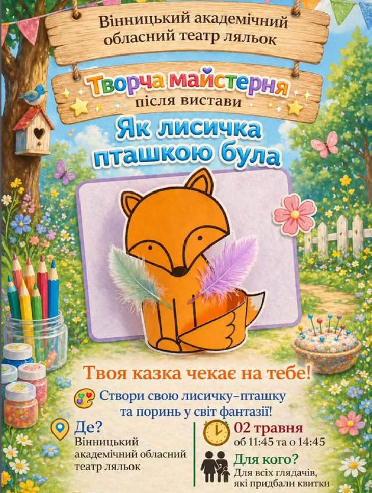 Творча майстерня у театрі ляльок