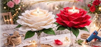 Майстер-клас “Підсвічник-троянда своїми руками”