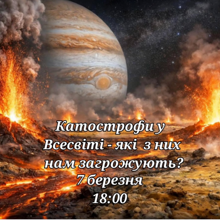 Катастрофи у Всесвіті - які  з них нам загрожують?