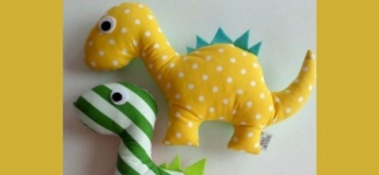 Майстер-клас із шиття «М’якенький динозаврик»