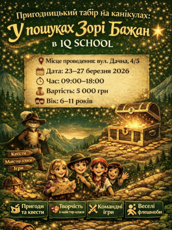 Приключенческий лагерь «В поисках Зари Желаний» в IQSCHOOL! Приключенческий лагерь «В поисках Зари Желаний» в IQSCHOOL!