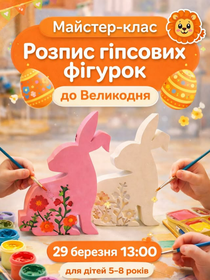 Творчий майстер-клас з розпису гіпсових фігурок до Великодня Творчий майстер-клас з розпису гіпсових фігурок до Великодня