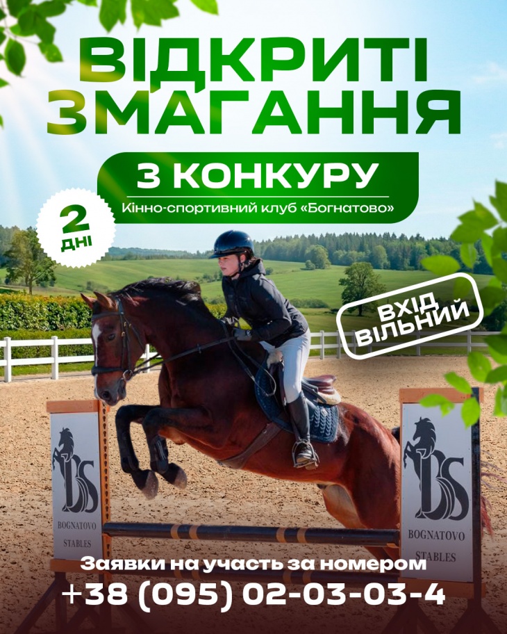 Соревнования по конкуру!