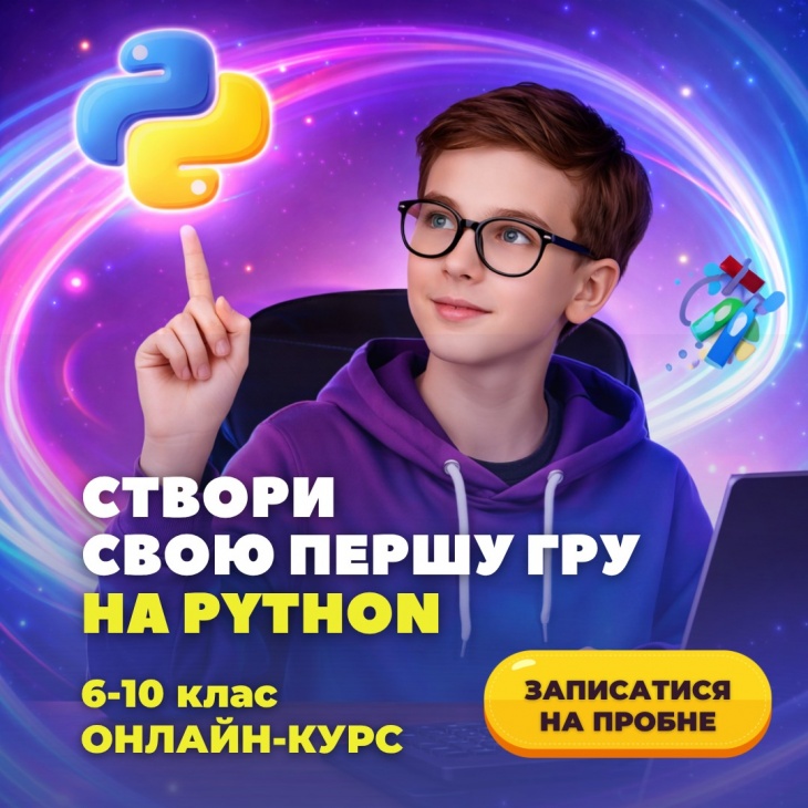 Створи свою першу гру на Python