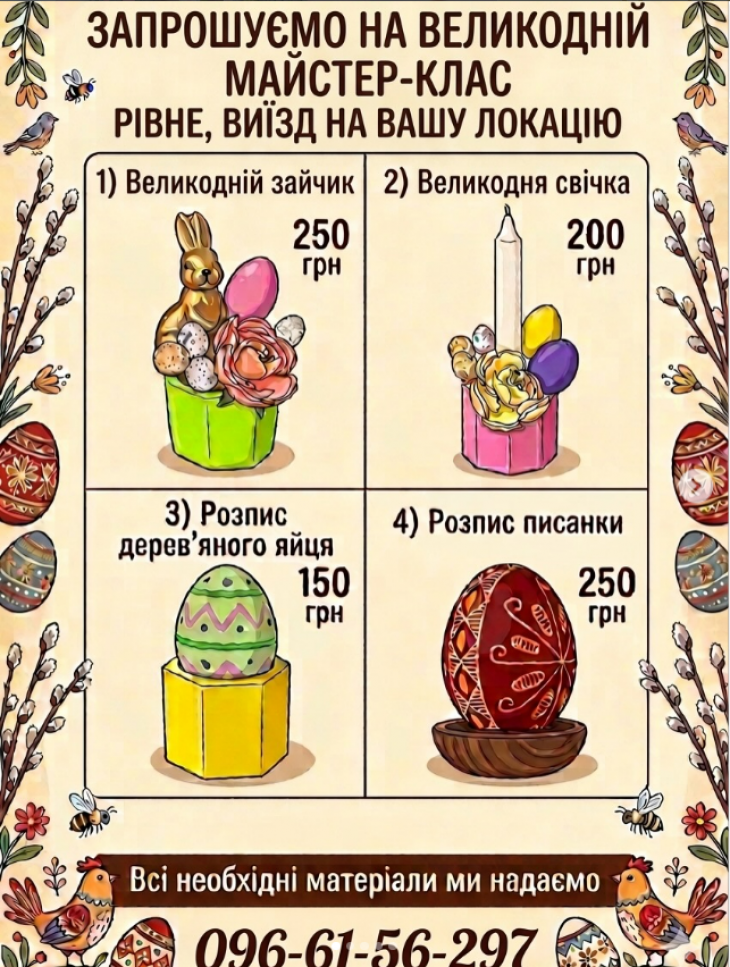 Великодня Майстерня у Вашій Школі!