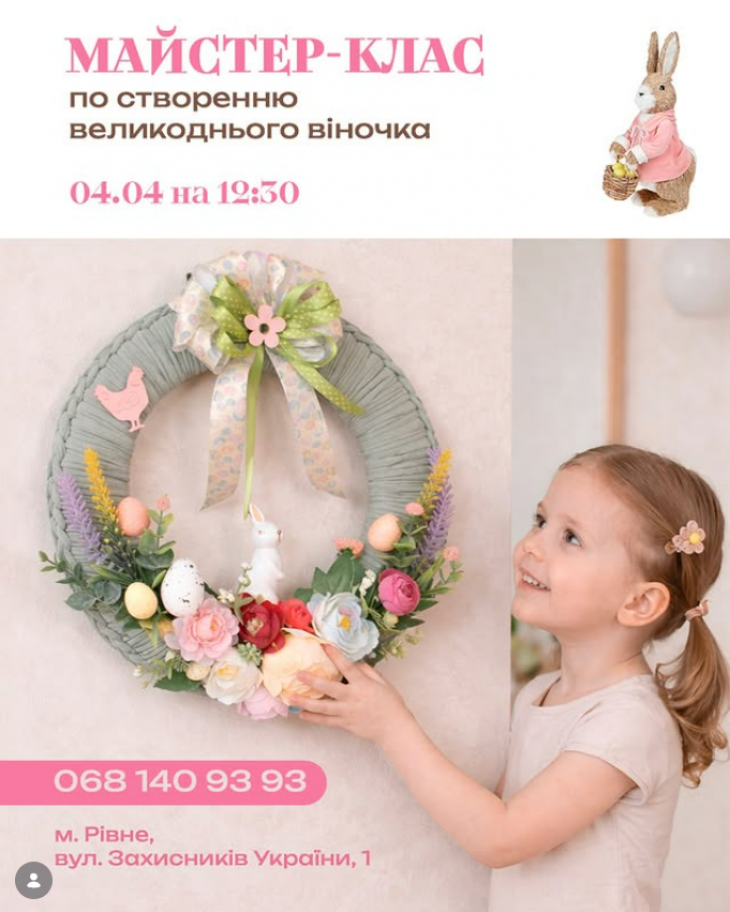 Майстер-клас "Великодній віночок" Майстер-клас "Великодній віночок"
