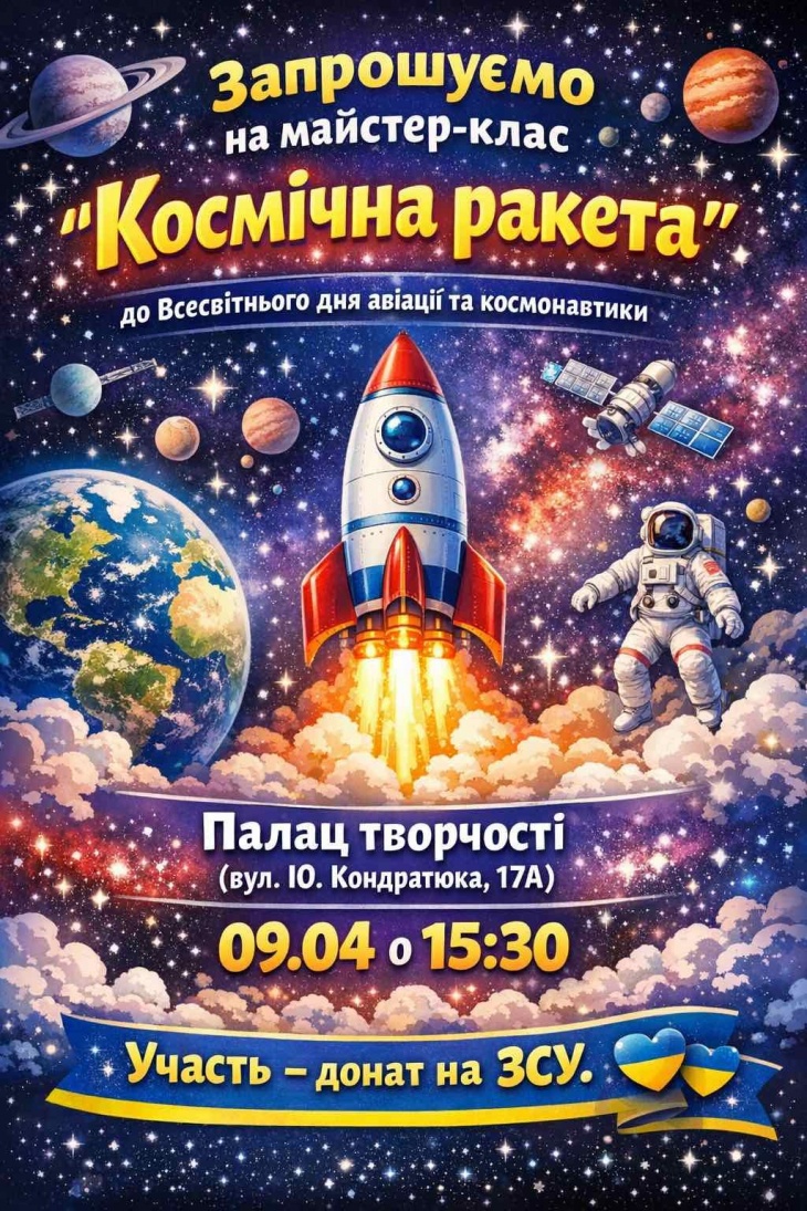 Майстер-клас "Космічна ракета"