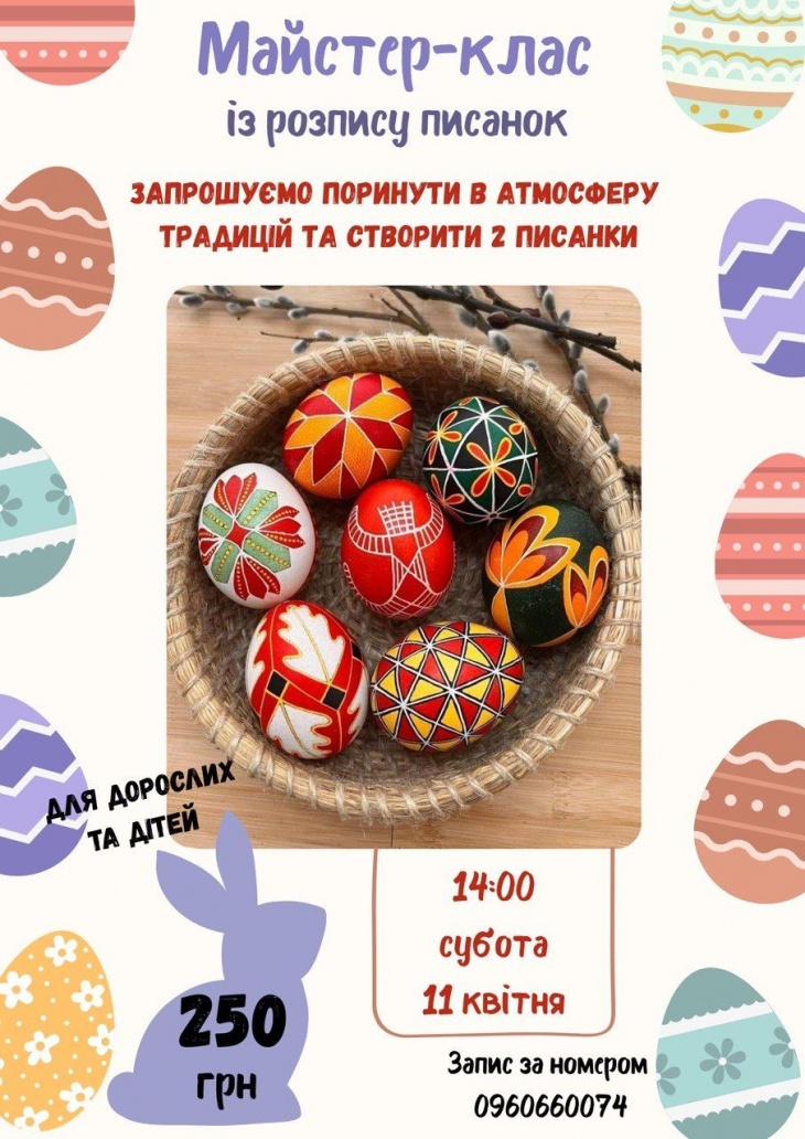 МАЙСТЕР-КЛАС ІЗ РОЗПИСУ ПИСАНОК