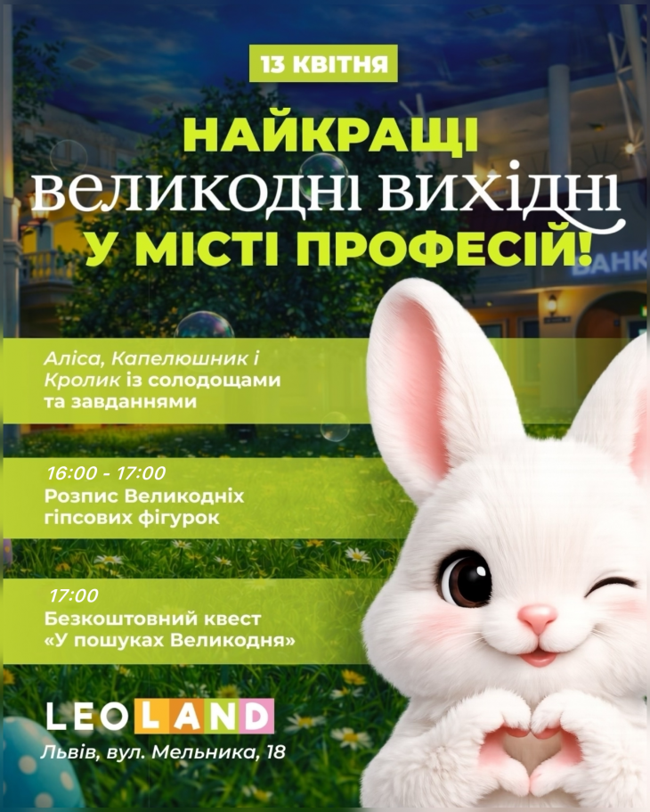 Сімейний Великодній вікенд у Місті професій