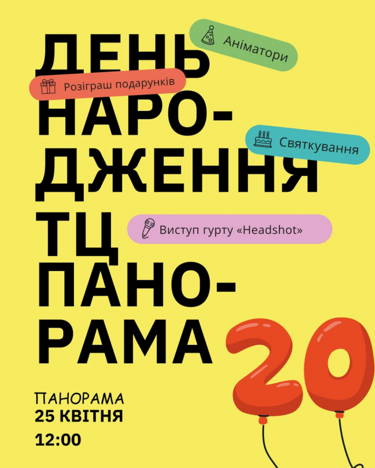 День рождения ТЦ "Панорама"