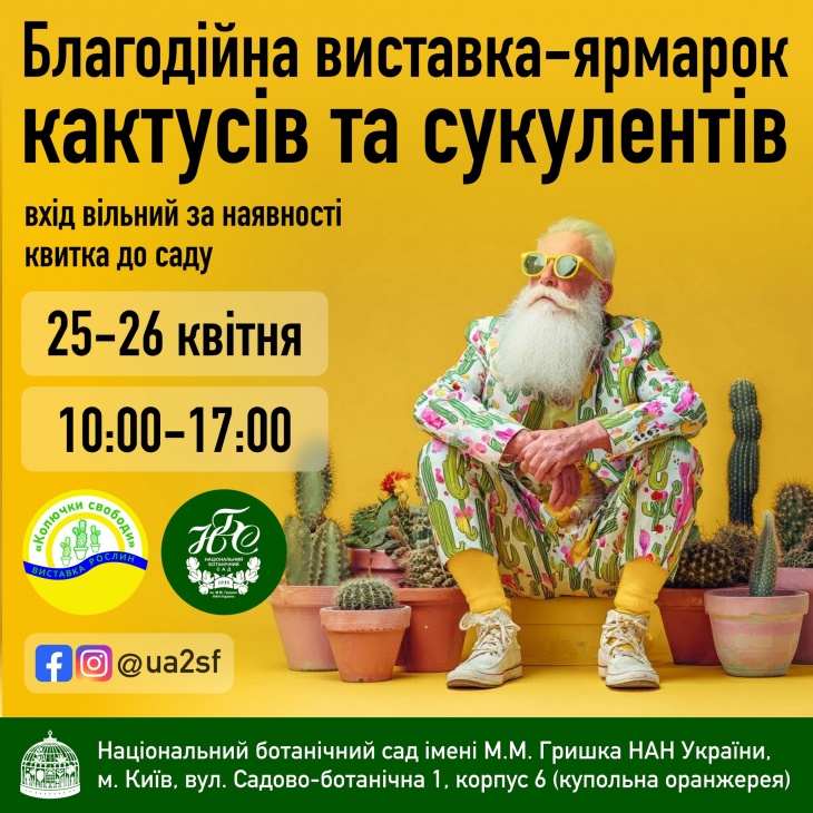 Благотворительная выставка-ярмарка кактусов и суккулентов