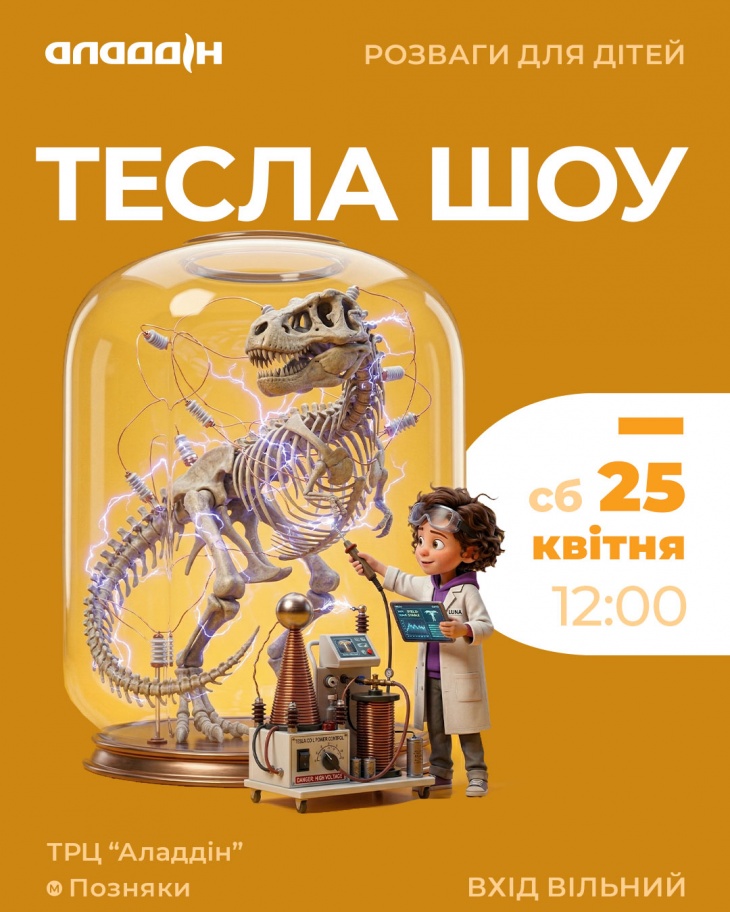 Тесла шоу в ТРЦ «Аладдин»