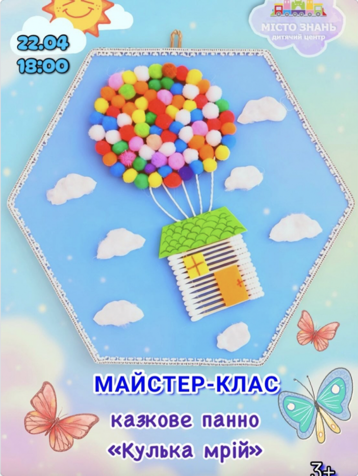 Мастер-класс сказочное панно "Шарик грез"