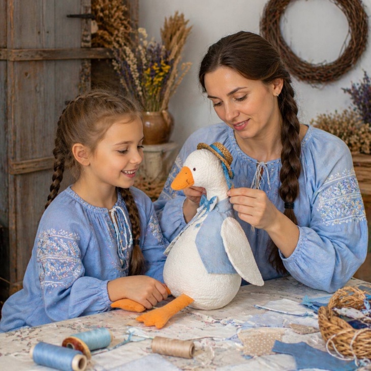 Пошиття іграшки з фетру!