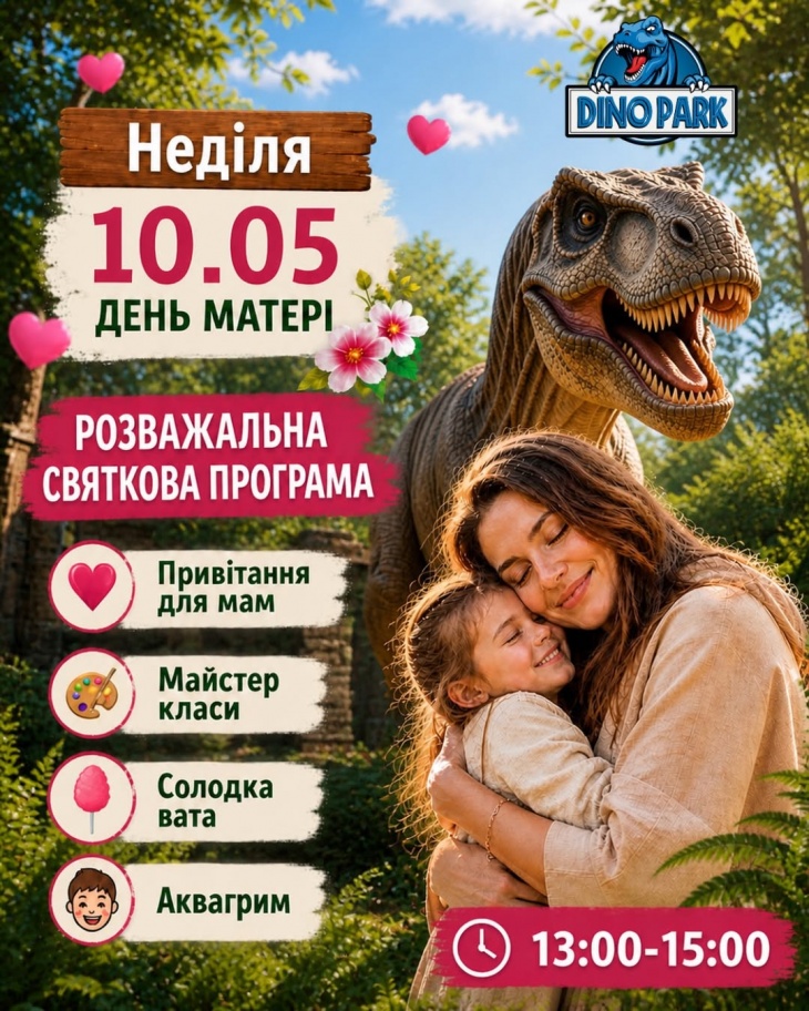 День матери в Парке динозавров