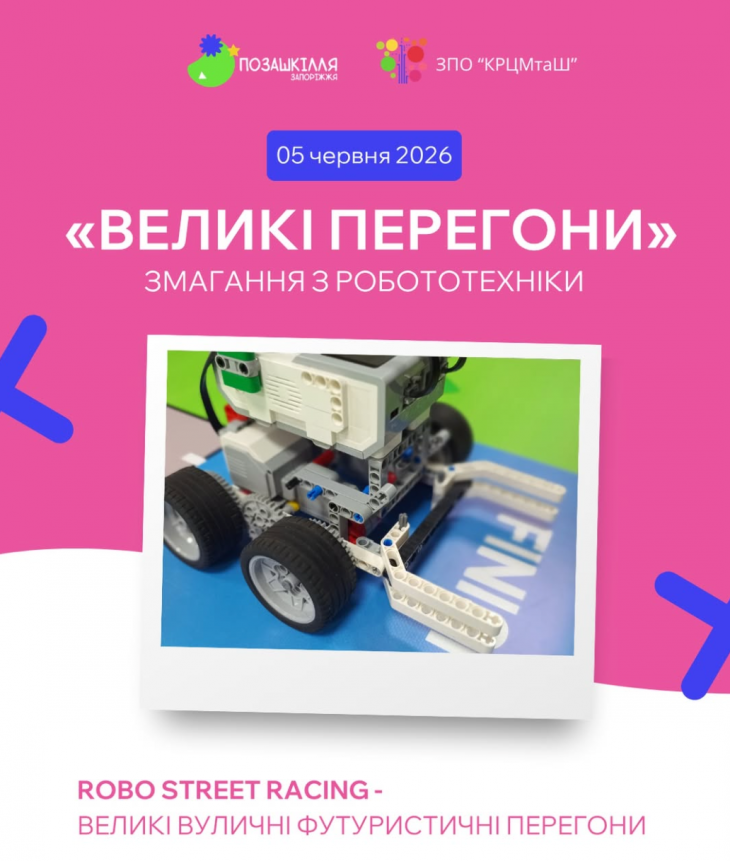 Змагання з робототехніки  "Великі перегони"